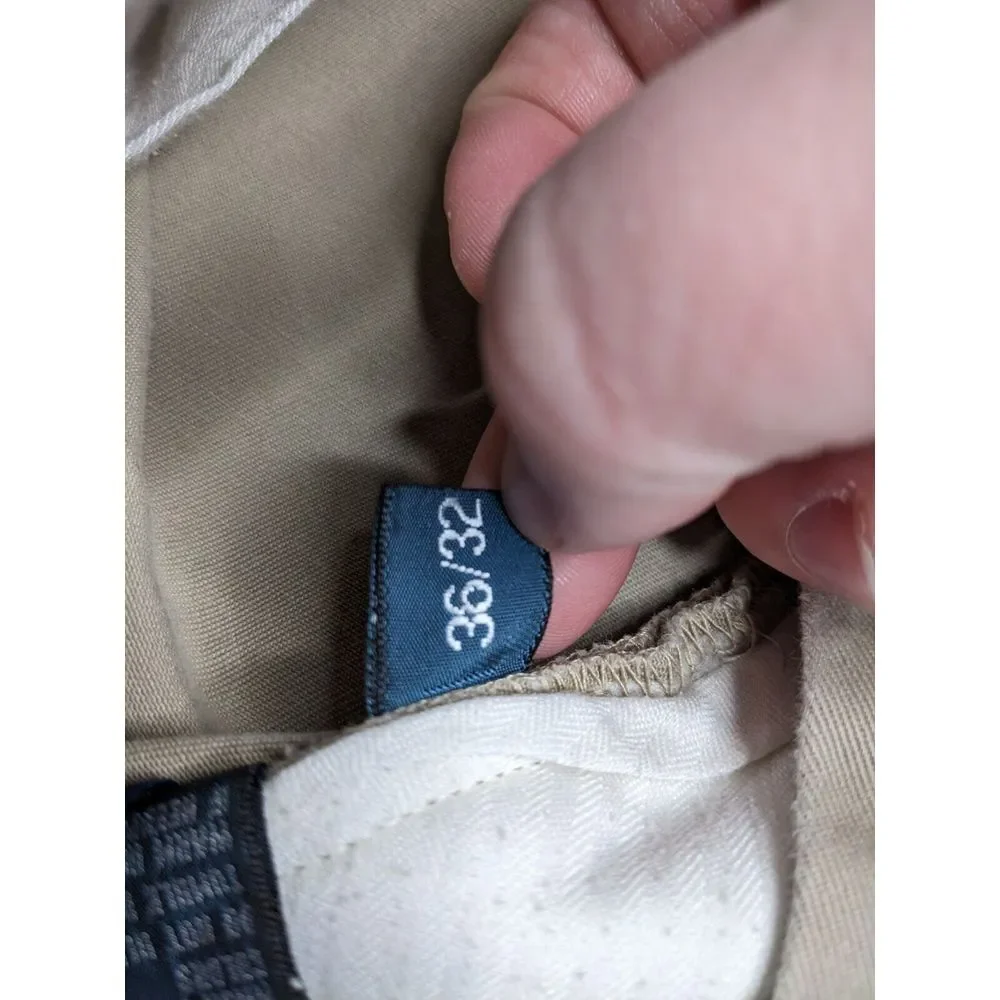 Polo Ralph Lauren Chino Pants 36x32 Beige Tan Classic Fit Flat Front 5 pocket‎